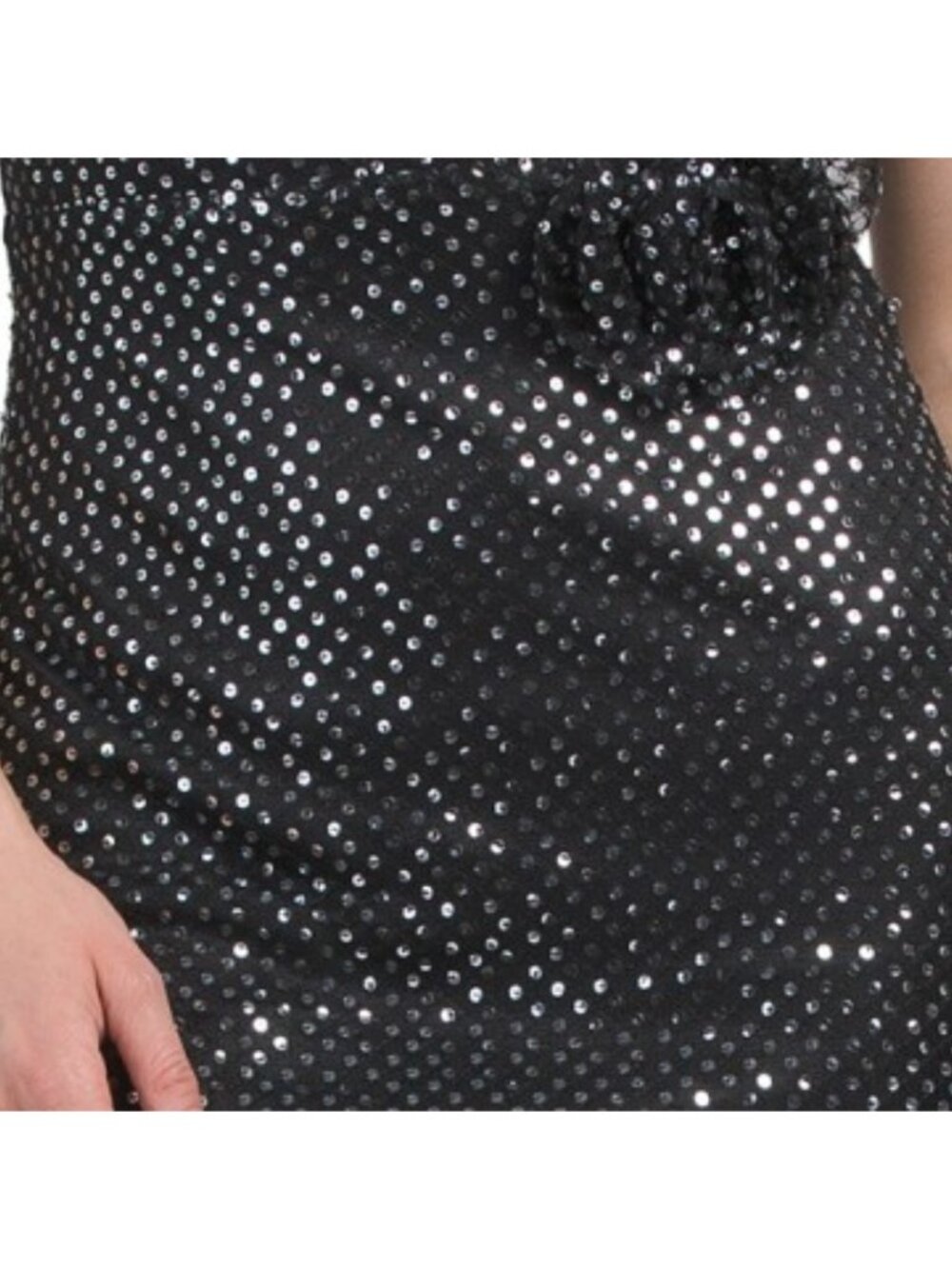 SELFIE LESLIE Calia Rose Accent Sequin Midi Dress - Picture 4 of 4